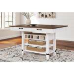 Valebeck Counter Height Dining Table and 6 Barstools - Image 15