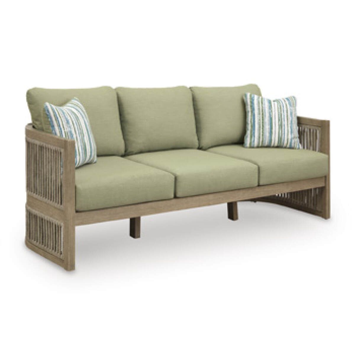 f805b633527ddbbd5e1b3084b7075e58 Serena Shores Outdoor Sofa with Cushion - Image 1