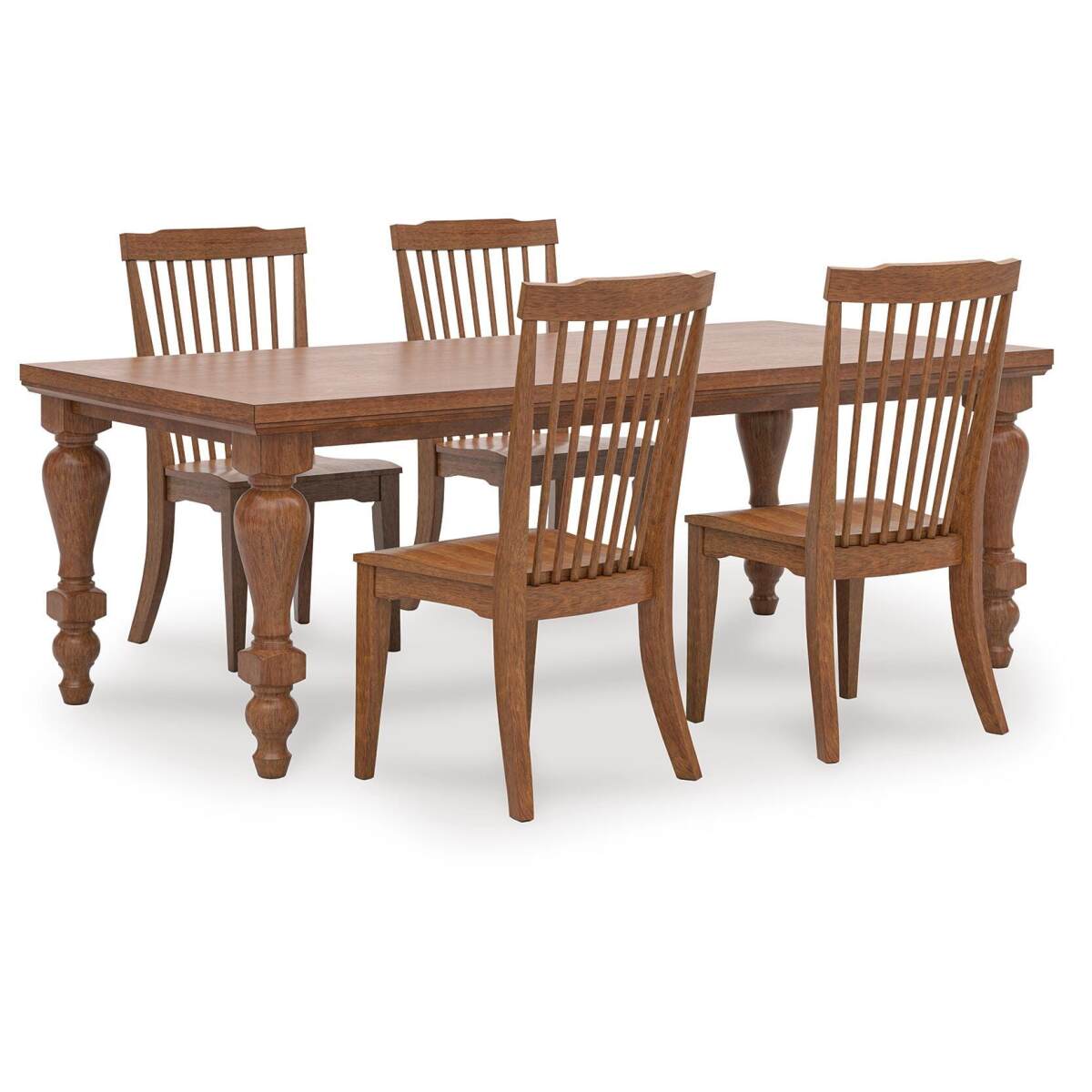 f83ff82b90ad62f2c47107f029fce748 Greddinton Dining Table and 4 Chairs - Image 1