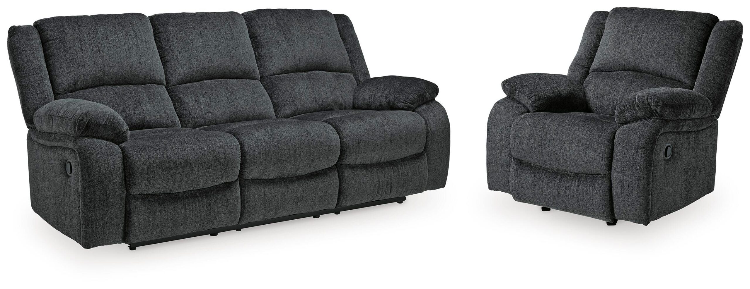 f890de8bdb5060362f3954207400382a Draycoll Reclining Sofa and Recliner - Image 1