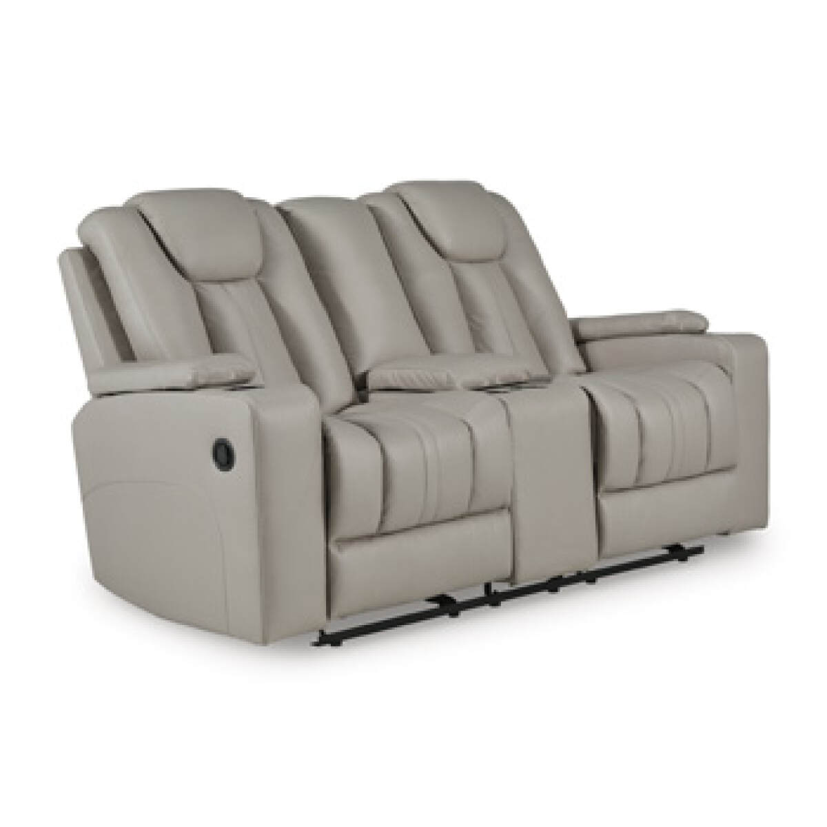 f8bad6de383cbb510f0ed884559afd44 Elevate Edges Glider Reclining Loveseat with Console - Image 1