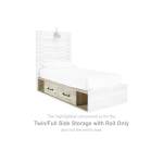 Cambeck Twin/Full Side Storage with Rail - Image 3