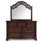 Lavinton King Poster Bed, Dresser, Mirror, Chest and Nightstand - Image 3
