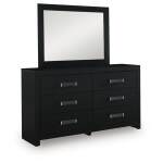 Maeling Dresser and Mirror