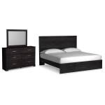 Belachime King Panel Bed, Dresser and Mirror