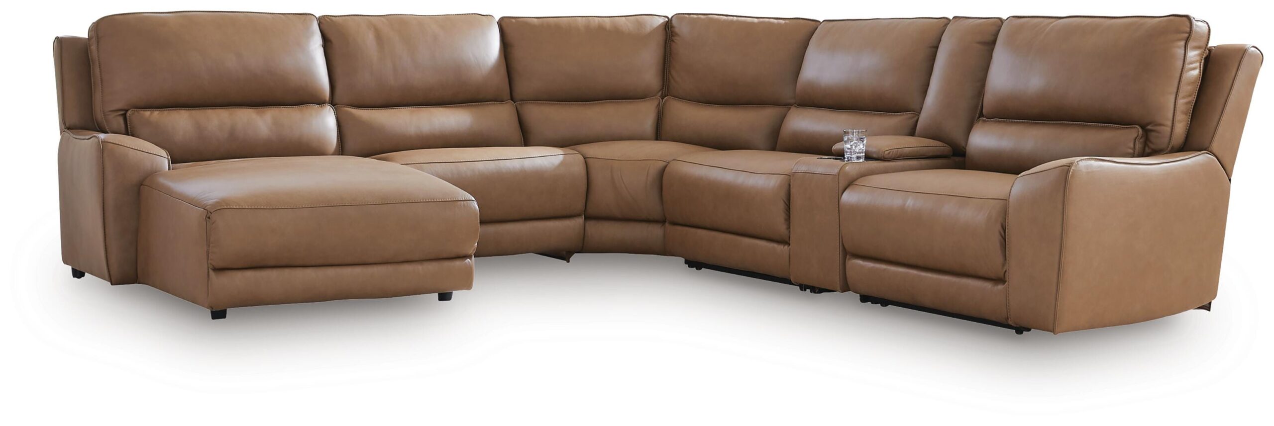 f9afb02f66a536ffeea23d2f0721738f DeepWakes 6-Piece Power Reclining Sectional with Chaise - Image 1