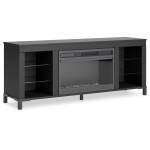 Cayberry 60" TV Stand with Electric Fireplace - Image 2