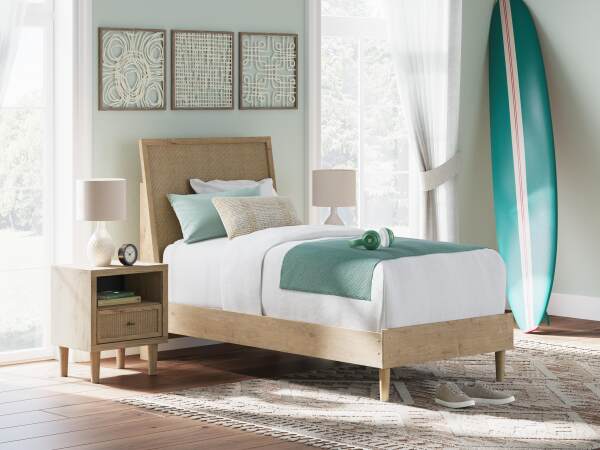 Cielden Twin Panel Bed, Dresser and Mirror - Image 17