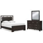 Covetown Queen Panel Bed, Dresser and Mirror
