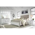 Kanwyn Queen Upholstered Panel Bed, Dresser, Mirror, and Nightstand - Image 14