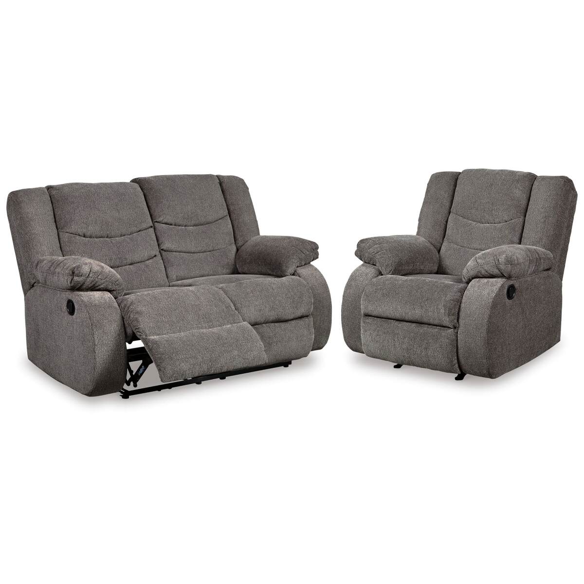 faaa310b1195a99c86e9458a5ab6fde8 Tulen Reclining Loveseat and Recliner - Image 1