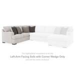 Abbeyline Left-Arm Facing Sofa with Corner Wedge - Image 3