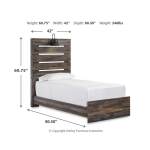 Drystan Twin Panel Bed with 4 Storage Drawers - Image 5