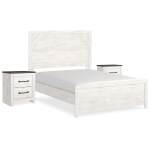 Gerridan Full Panel Bed and 2 Nightstands