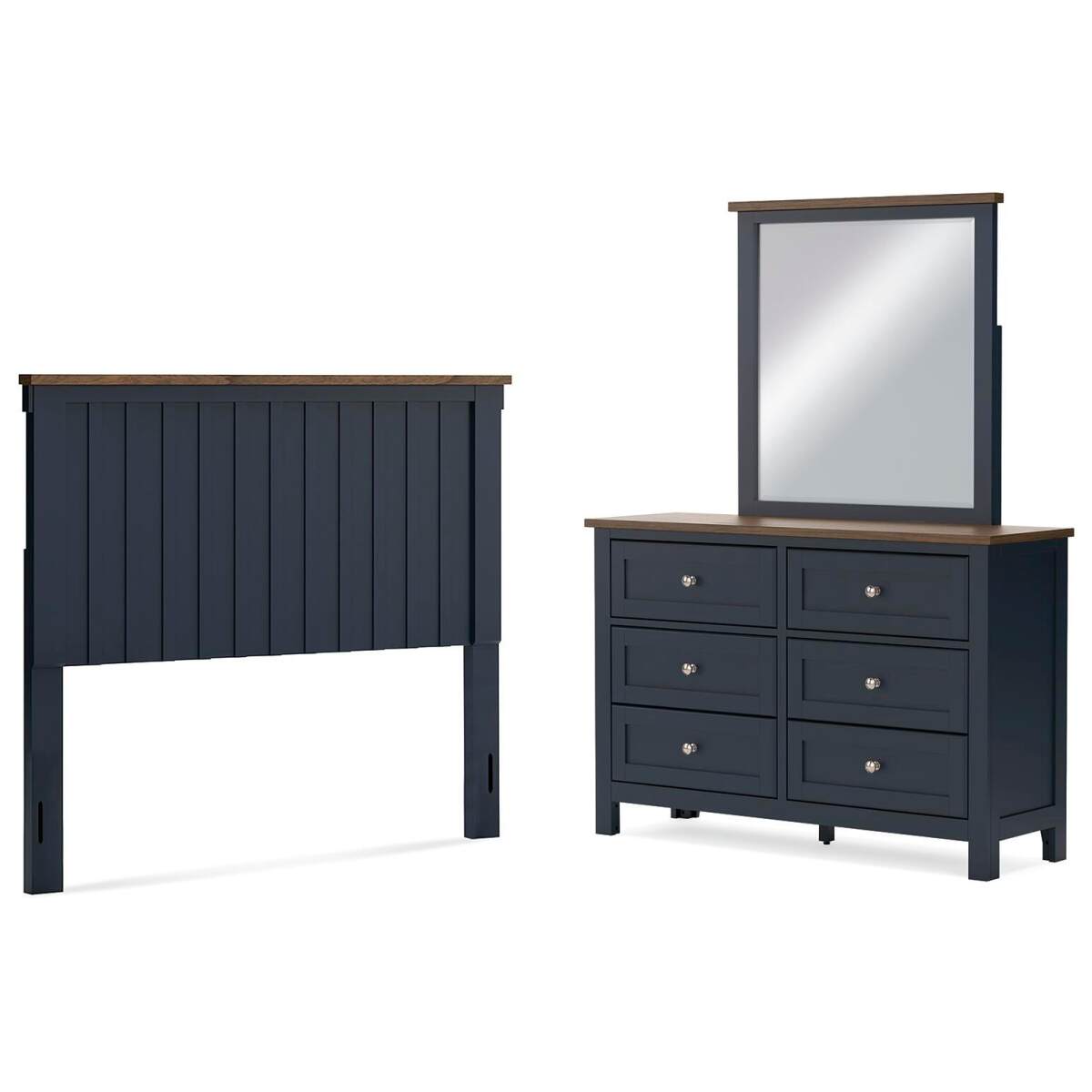 fbd2b089afe9e01c4d287da733d43bba Landocken Full Panel Headboard, Dresser and Mirror - Image 1