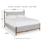 Lyncott Queen Upholstered Bed, Dresser, Mirror and 2 Nightstands - Image 7
