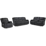 Draycoll Power Reclining Sofa, Loveseat and Recliner