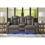 Fyne-Dyme Power Reclining Loveseat with Console - Image 3