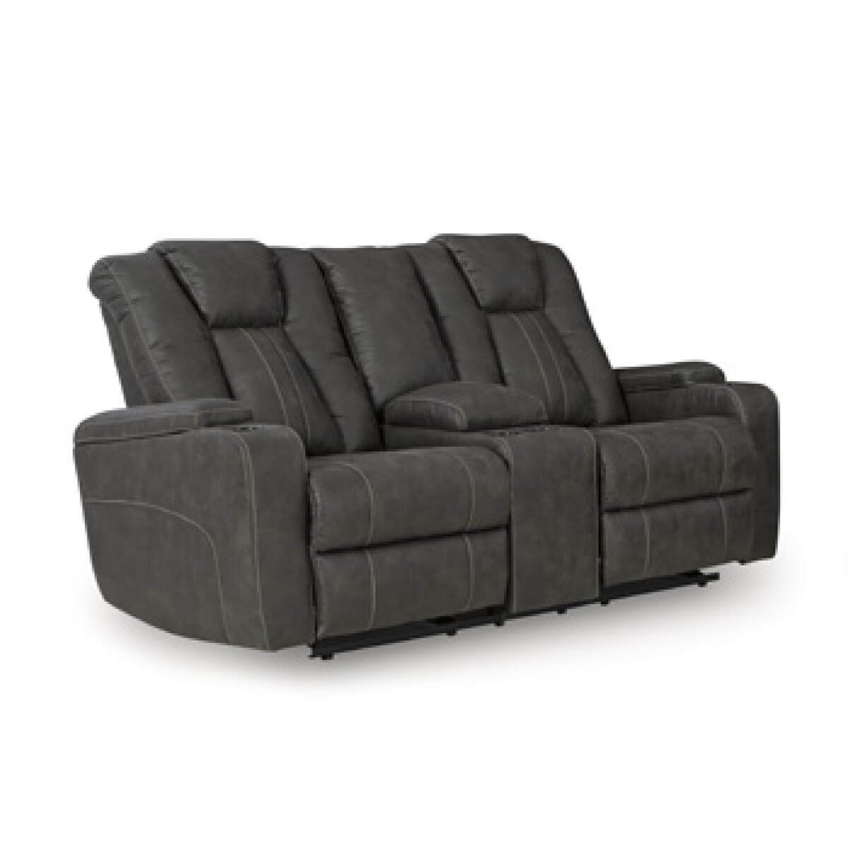 fcd44539d1f04fc8a6157fc8771d8434 Batavia Pier Glider Reclining Loveseat with Console - Image 1