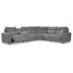 Modmax II 6-Piece Power Reclining Sectional with Console