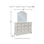 Robbinsdale Twin Sleigh Storage Bed, Dresser and Mirror - Image 4