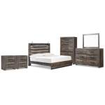 Drystan King Panel Bed, Dresser, Mirror and 2 Nightstands - Image 2