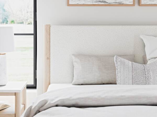 Cadmori King Upholstered Panel Bed - Image 10