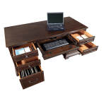 Weston 66" Executive Desk W/power I35-303 - Image 5