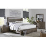 Modern Loft Panel Bed IMLBRGRP16 - Image 3