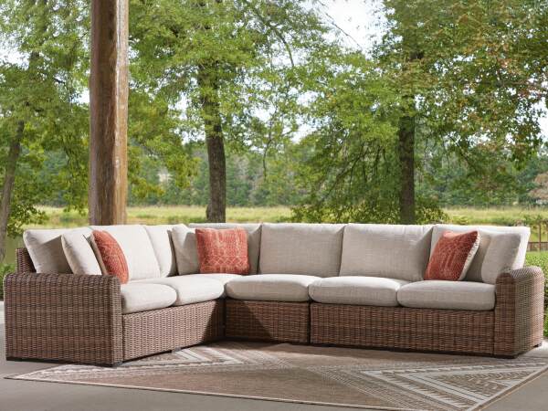 Dolan Creek 4-Piece Outdoor Sectional - Image 3