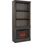 Churchill 74" Fireplace Display Case DR3472F12-GRY - Image 4