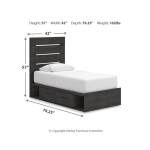 Hollivern Twin Panel Storage Bed - Image 5