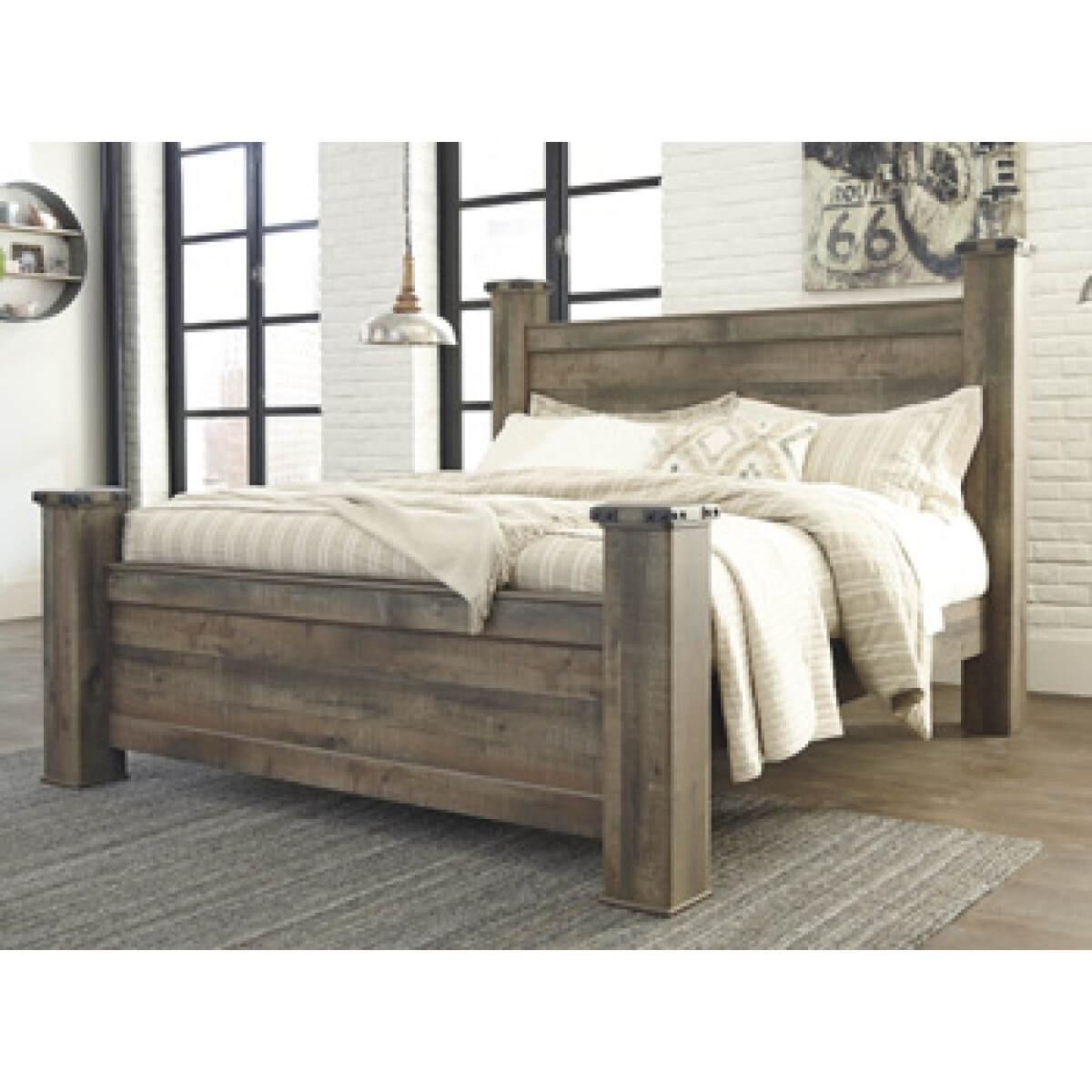 ffa3e4292f140197b0d9be1e5dd4c0d8 Trinell King Poster Headboard Panel - Image 1
