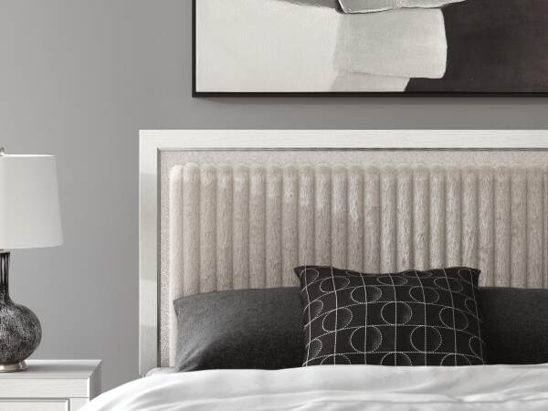Zuraleus Queen Upholstered Panel Platform Bed - Image 10