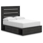 Hollivern Full Panel Bed with Storage - Image 2