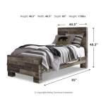 Derekson Twin Panel Bed and Chest - Image 6