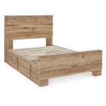Hyanna Full Panel Bed with 1 Side Storage - Image 4