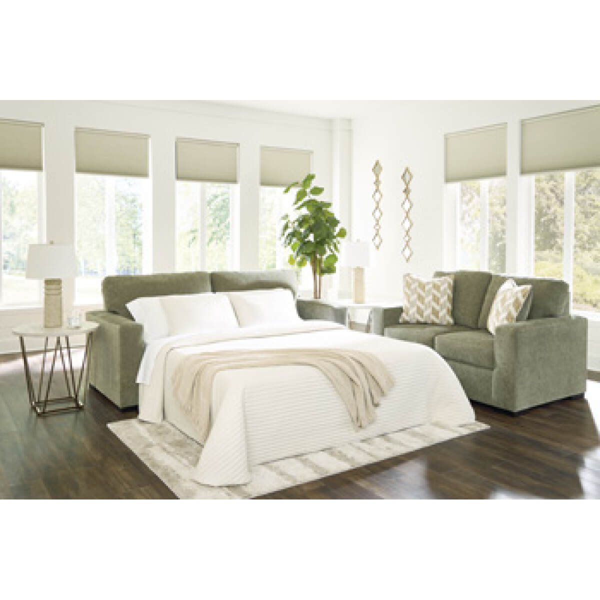 1987b0f2b4c7c96c83cecb12b16ea6b2 Bridgepoint Queen Sofa Sleeper - Image 1