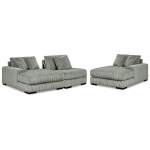 Lindyn 3-Piece Sectional with Double Chaise - Image 2