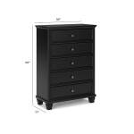 Lanolee California King Panel Bed, Dresser, Chest and 2 Nightstands - Image 17
