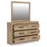 Brozmont Full Panel Platform Bed, Dresser and Mirror - Image 5