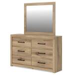 Brozmont Full Panel Platform Bed, Dresser and Mirror - Image 9