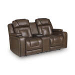 Mestrino Power Reclining Loveseat with Fridge Cooler