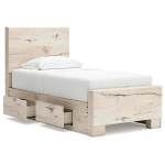 Lawroy Twin Panel Bed with Storage and Nightstand - Image 5