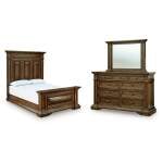 Frantanna Queen Panel Bed, Dresser and Mirror