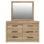 Brozmont Full Panel Platform Bed, Dresser and Mirror - Image 3