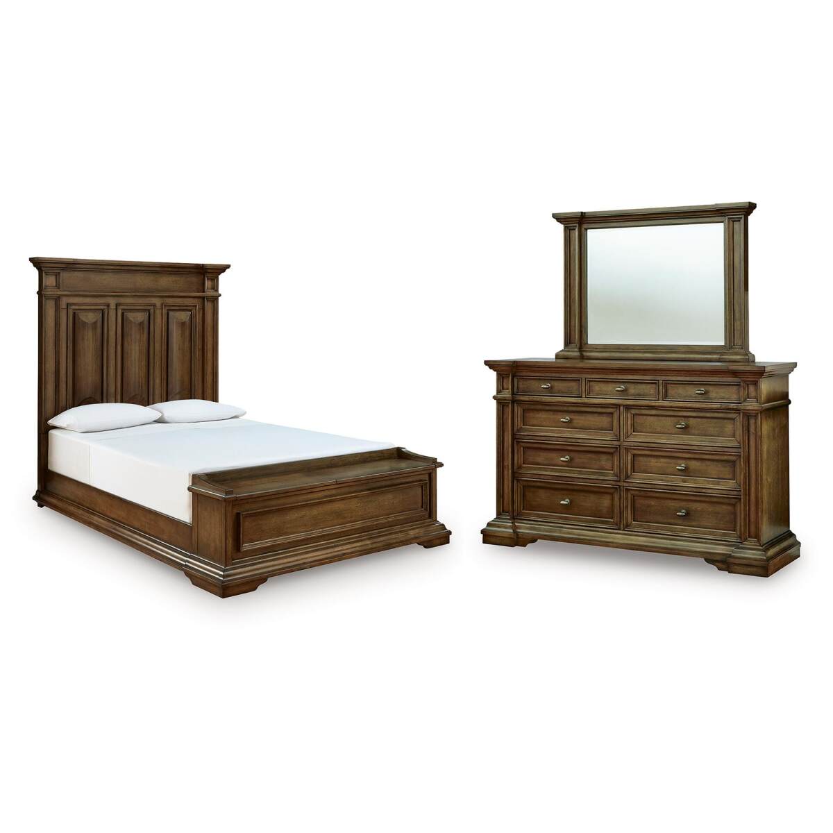 c9575761c4ccc9a2d4865eed29d91f8c Frantanna Queen Panel Storage Bed, Dresser and Mirror - Image 1