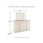 Willowton Dresser and Mirror - Image 4