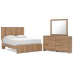 Gramburg Queen Panel Bed, Dresser and Mirror