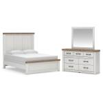Savonport Queen Panel Bed, Dresser and Mirror